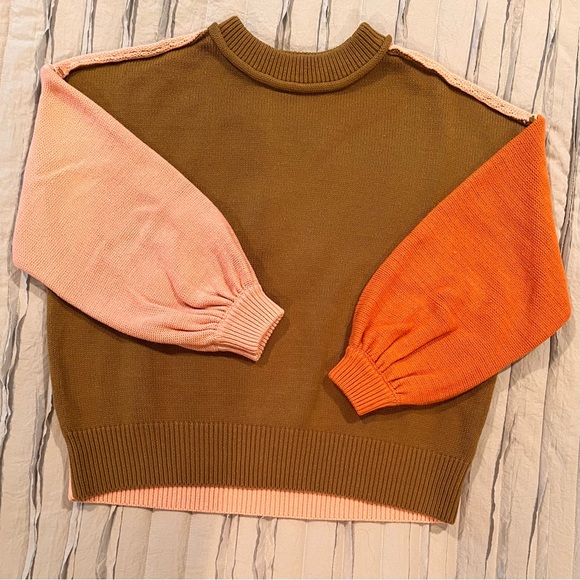 Forever 21 Color Block Sweater - Picture 1 of 3